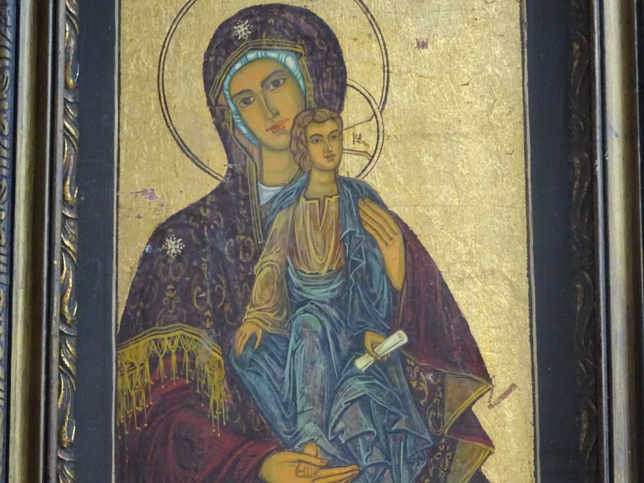 Icoana pe lemn ‘Maica Domnului cu Iisus Hristos’, deosebita