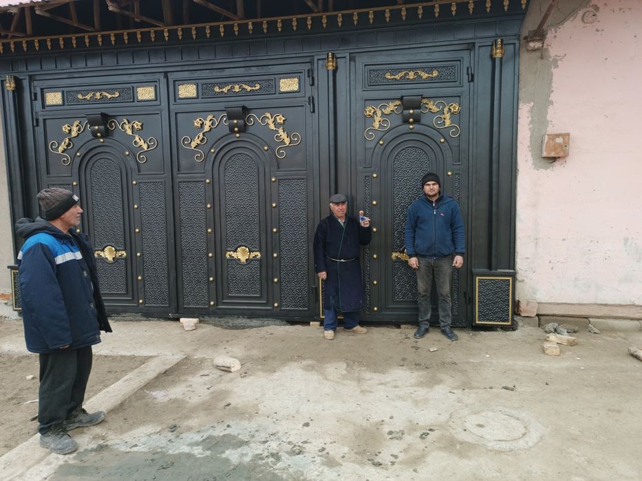 Дарвозалар бакуват мустахкам гарантия100%  к,алин темирдан