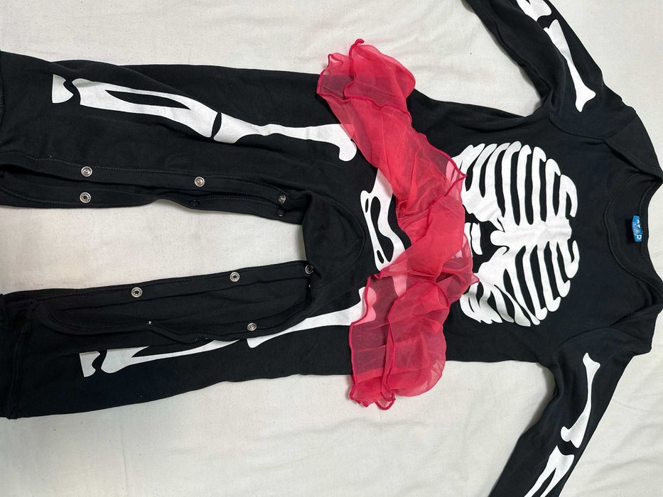 НОВ ромпър за Хелуин с поличка и лента за глава