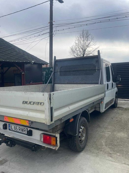 Fiat Ducato Doka, 7 locuri, Cabina dubla, platforma - bena