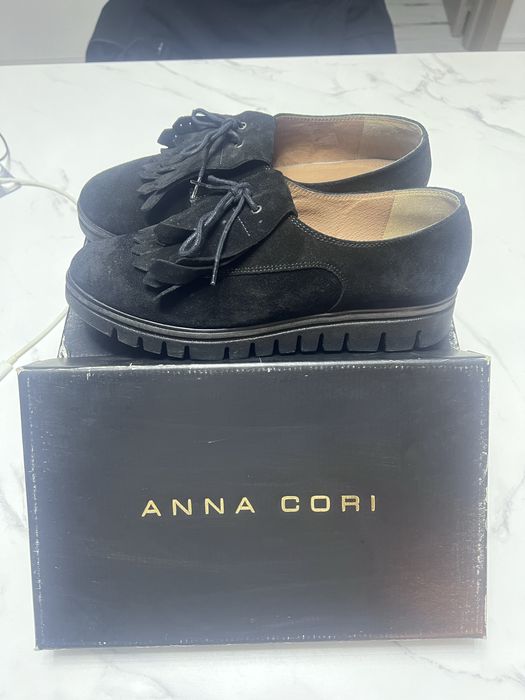 Loafers Anna Cori piele