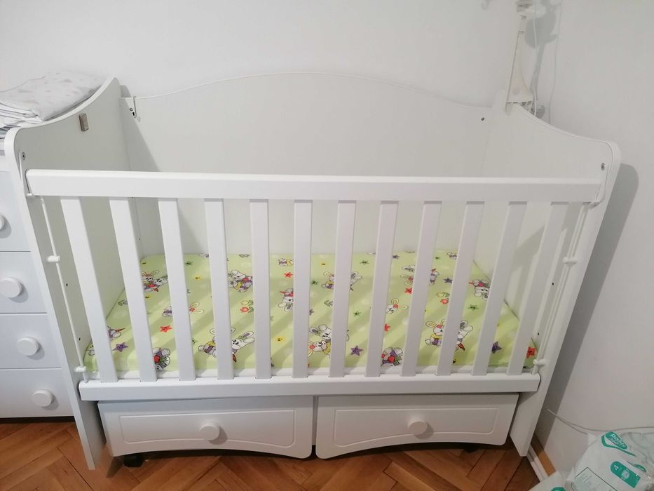 Бебешка кошара 120х60см + подарък матрак