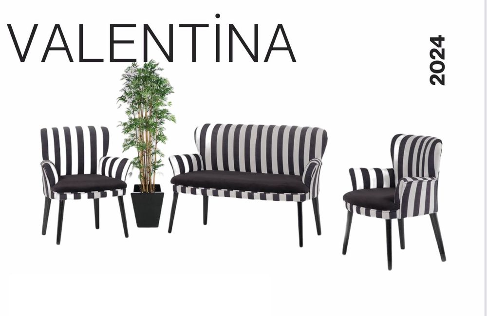 Комплект двуместно канапе и две кресла  303€