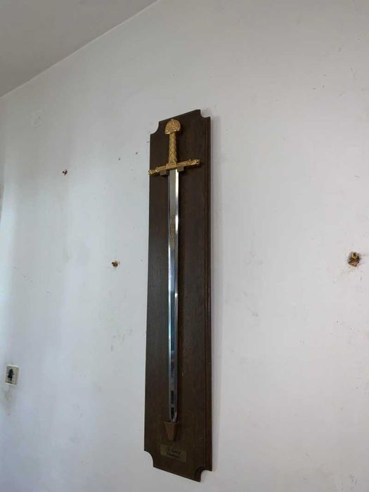 Panoplie sabie cu mâner din bronz