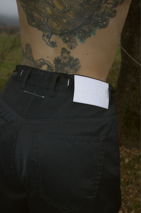 Maison Margiela Oversized Черни Панталони