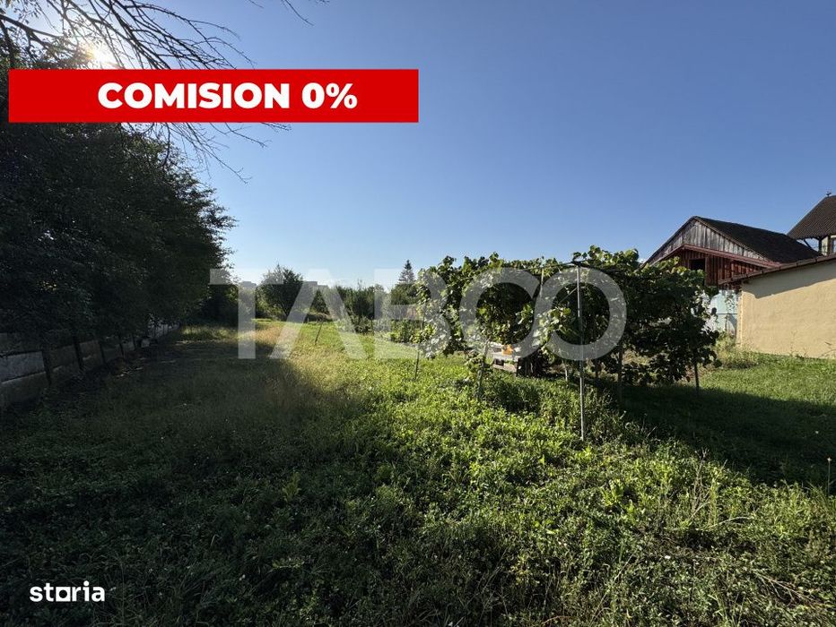 Teren intravilan de vanzare 4783 mp toate utilitatile Turnisor Sibiu