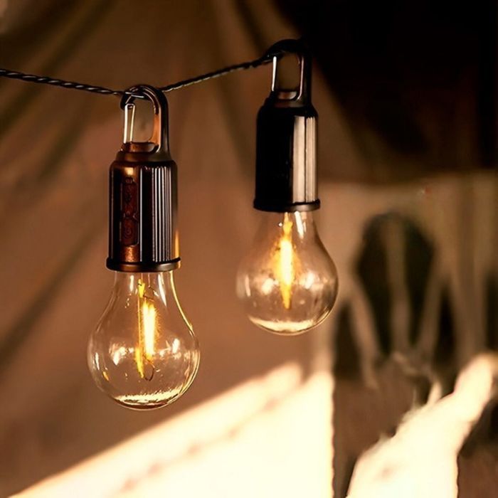 Комплект 2 броя преносими LED лампи с USB-C зареждане, 2700K топла све