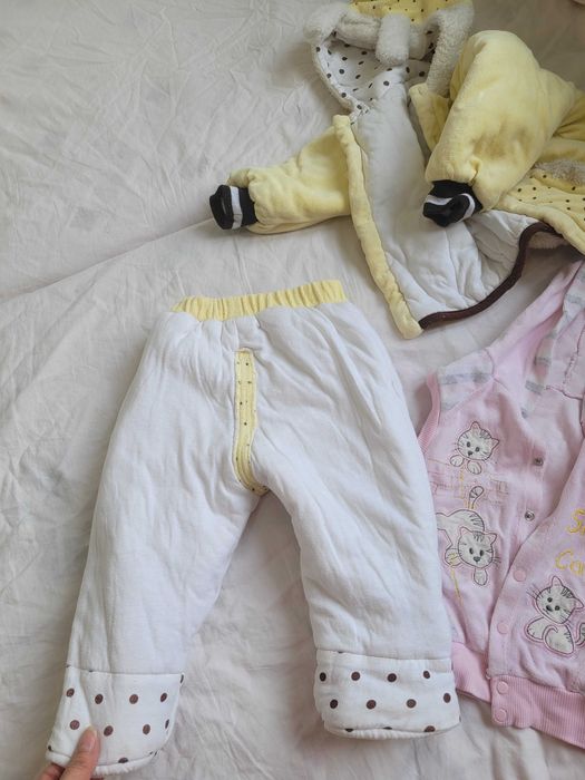Детский комплект с утеплённой подкладкой. 100 % хб астар. Болалар учун