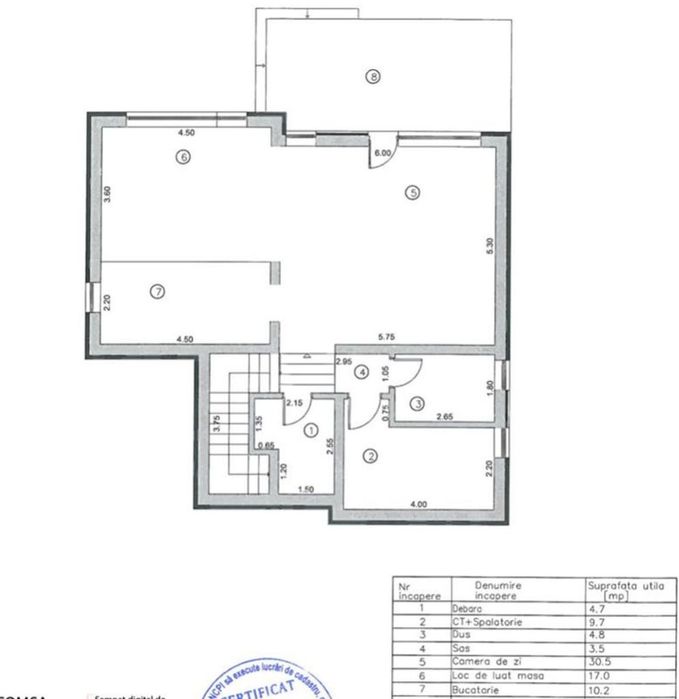 Casa individuala de vanzare – Selimbar – 201 mp utili + 490 mp teren