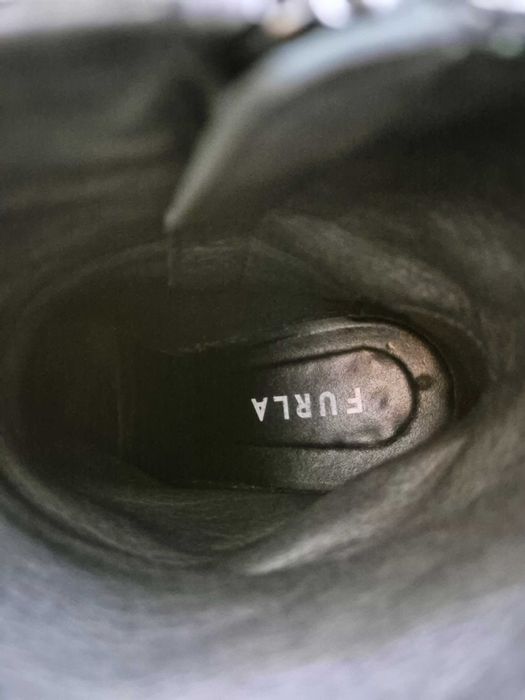 Furla, кожени боти, черни, размер 37