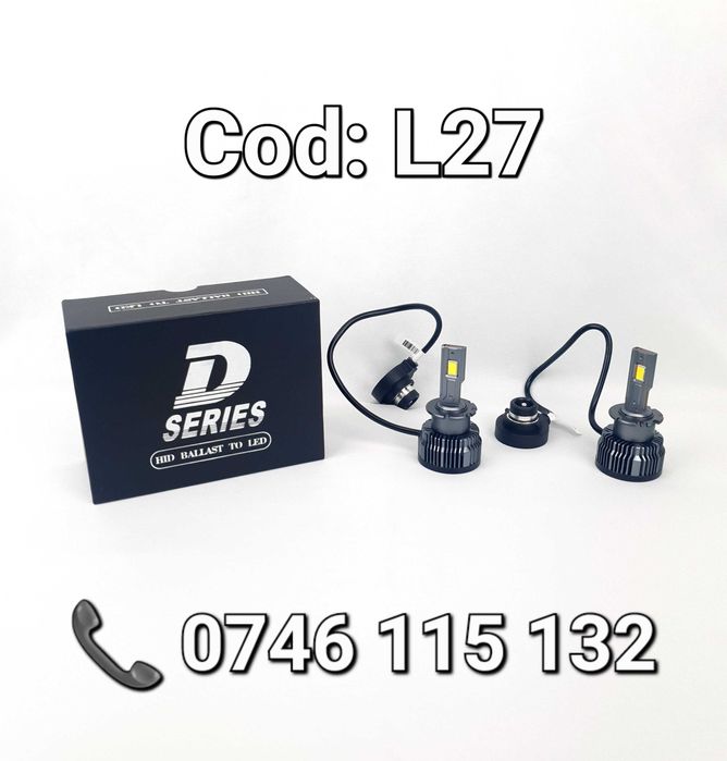 Nou-LED D1S-D1R-XENON-30.000Lm-6000K-Canbus-Multimarca-Ultra Light-L27