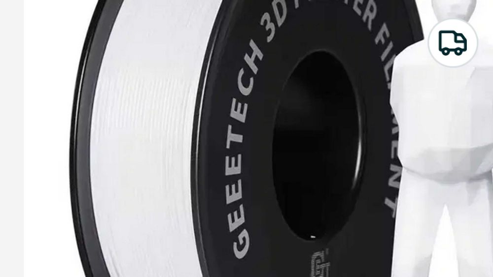 Filament Geetech PETG , 1.75MM 1Kg , Alb