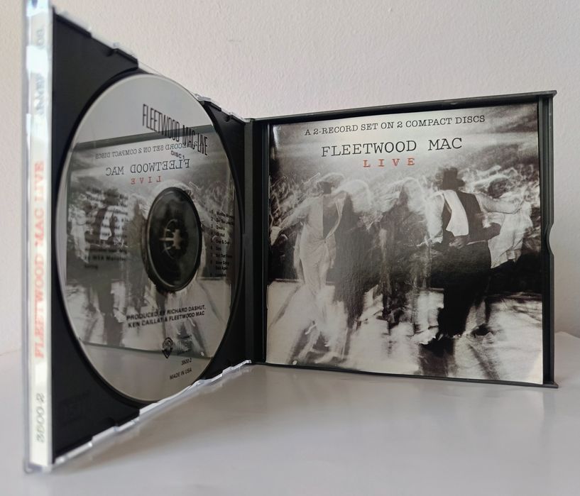 Оригинален двоен CD диск Fleetwood Mac – Live (2 x CD, US Press)
