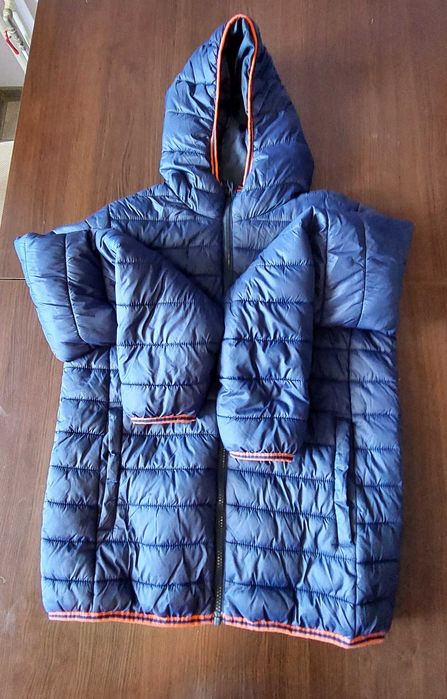 Детско пухено яке с качулка - размер 164