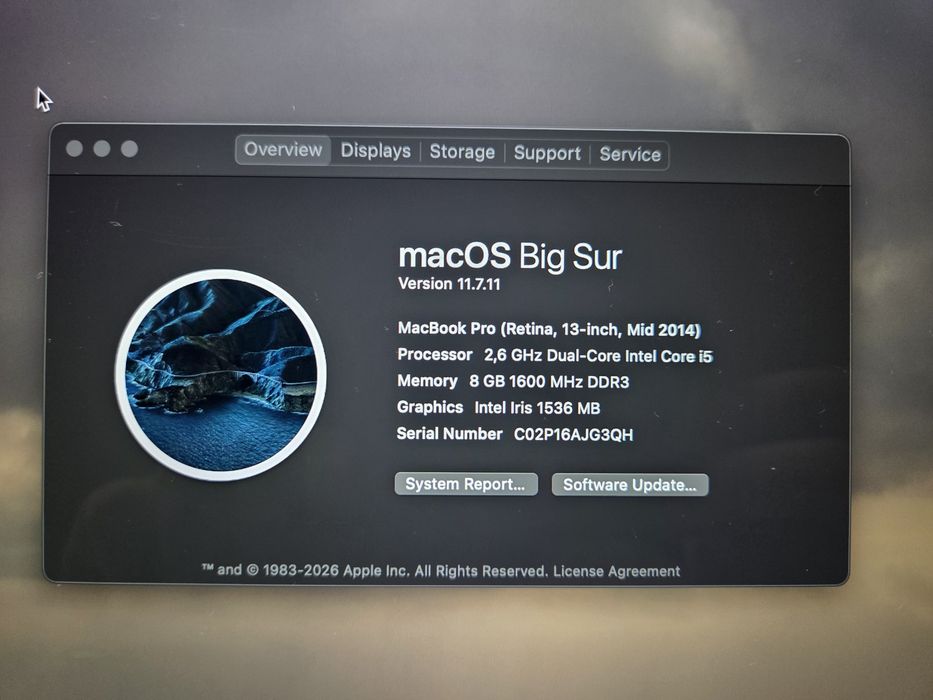MacBook Pro Retina 13 mid 2014