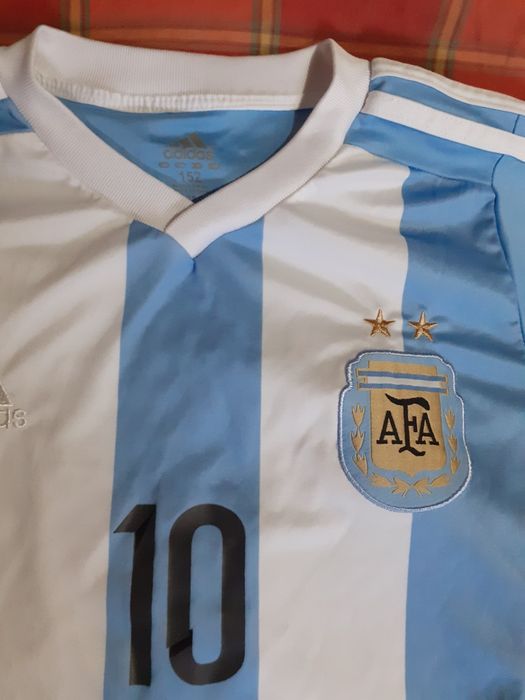 Tricou fotbal copii/Messi 10,Argentina 2015/Adidas 8/12 ani,150 cm