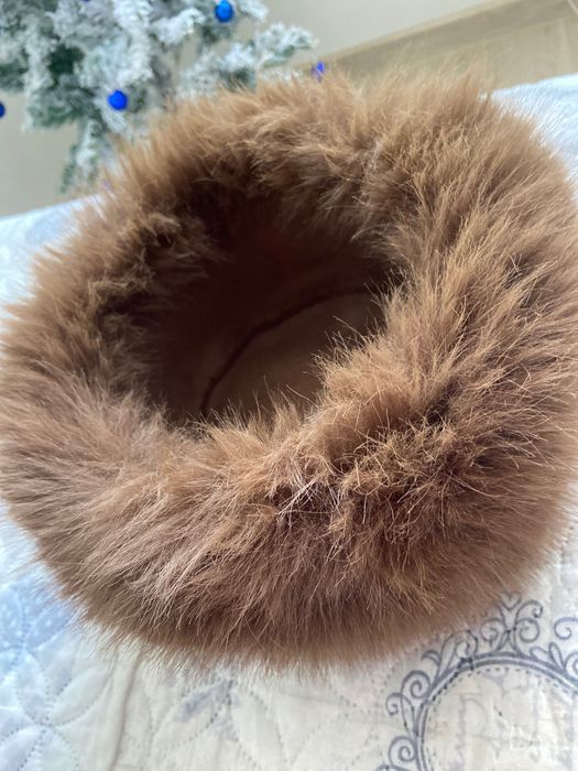 Пухкава шапка за зимата