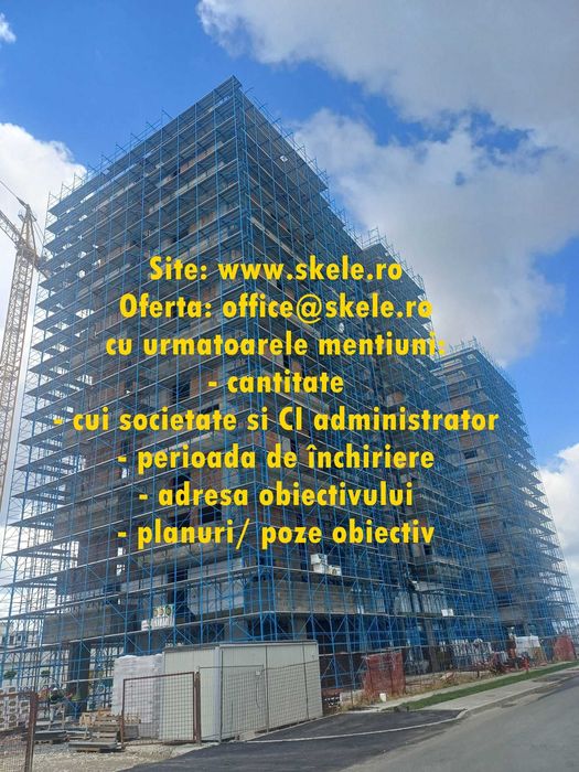 Inchiriere schela metalica de fatada