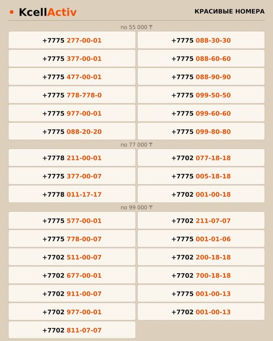 Продам красивые ВИП номера