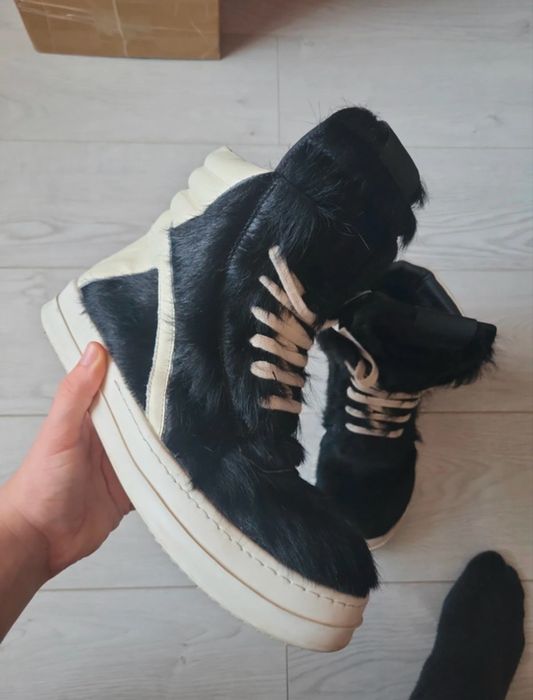 Rick Owens Geobasket fur