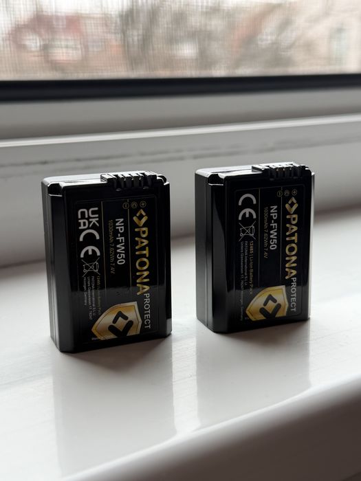 2бр Батерии PATONA Np-fw50