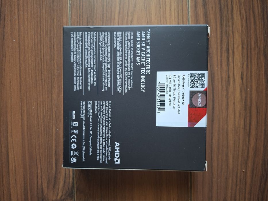 Procesor Amd ryzen 7 98003d