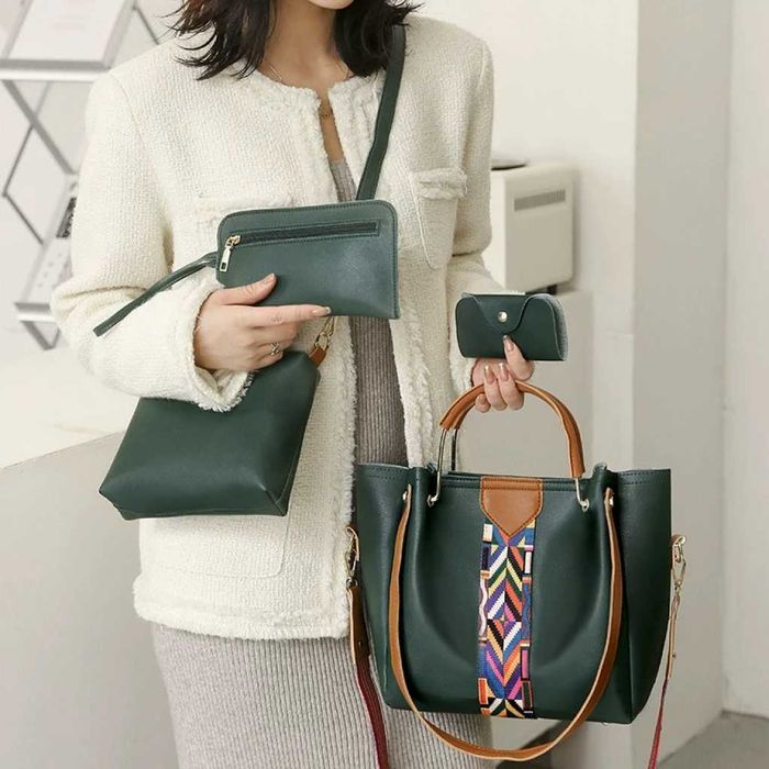 Тотален Хит Дамска чанта 4в1 - Различни цветове модел 2025