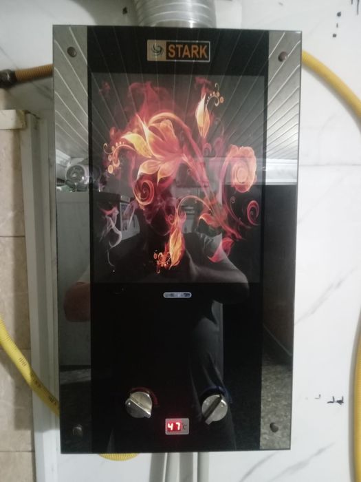 Газовый камин и колон