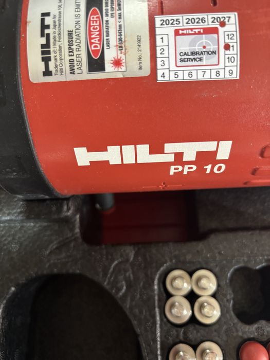 Hilti pp 10 nivela laser canalizare noua