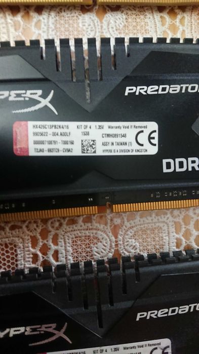DDR4 HyperX Predator 16GB