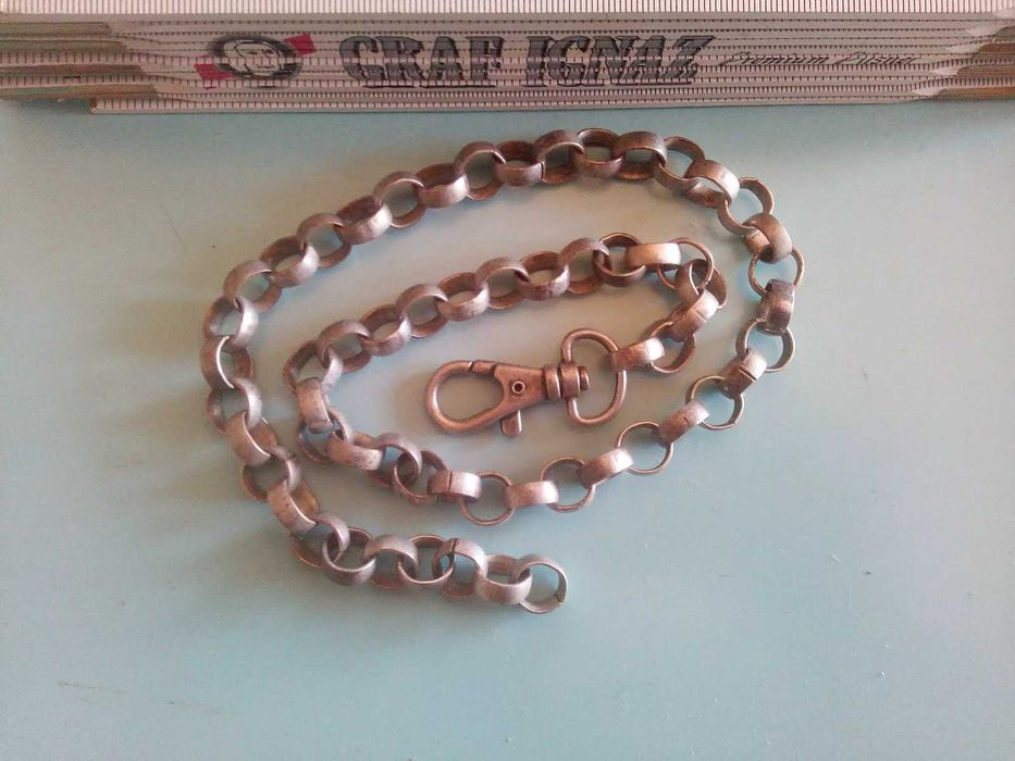 ланец ,сребърна верижка джобен часовник