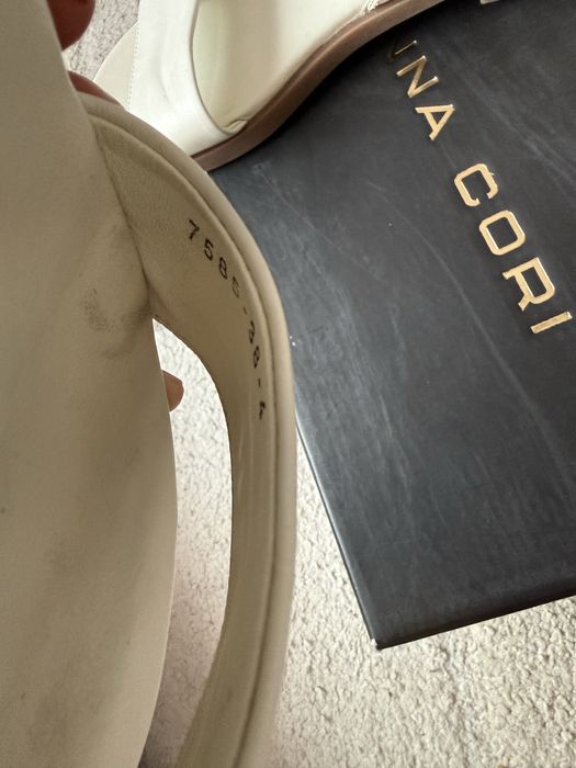 Sandale din piele naturala Anna Cori