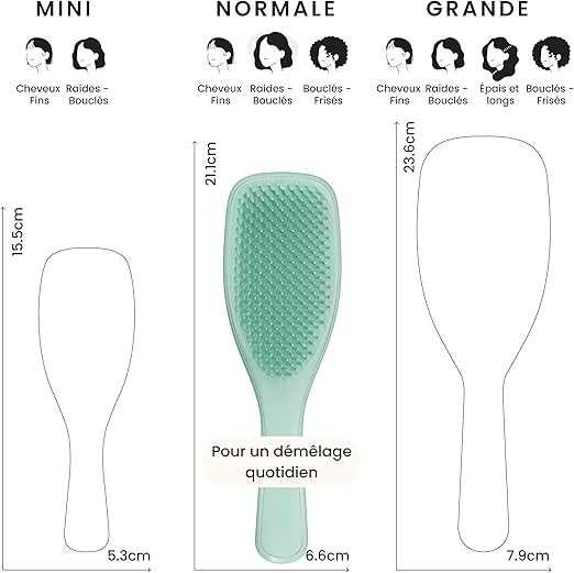 Плоска четка за всички видове коса Tangle Teezer Ultimate Detangler Fine & Fragile Dark Teal