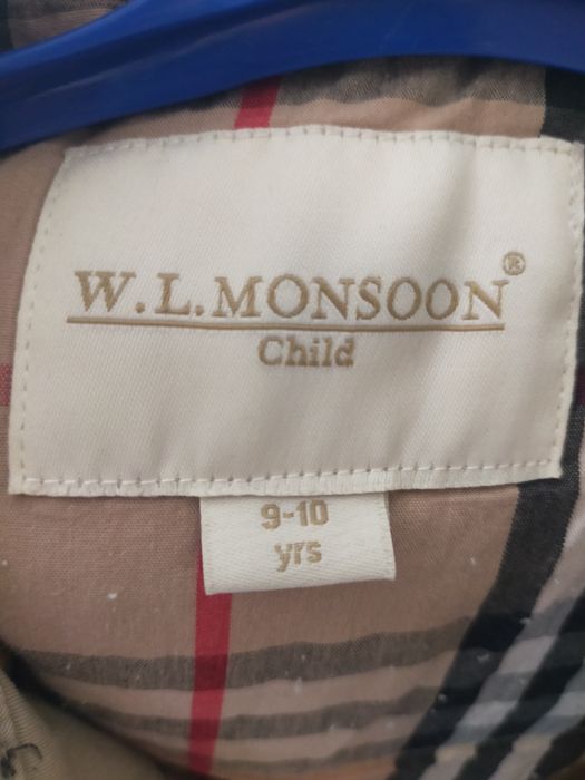 Тренч плащ для девочки