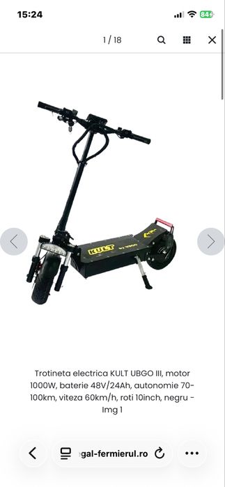 Trotineta electrica kult by ubgo III