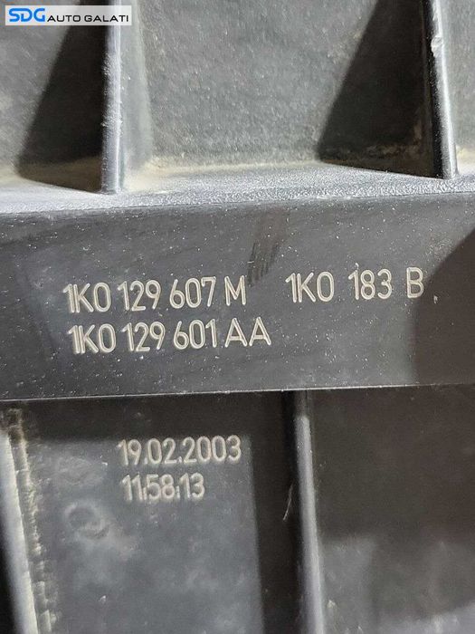Corp Carcasa Filtru Aer Volkswagen Golf 4 2.0 TDI 1998 - 2006 Cod 1K0129607M 1K0129601AA [L7961]