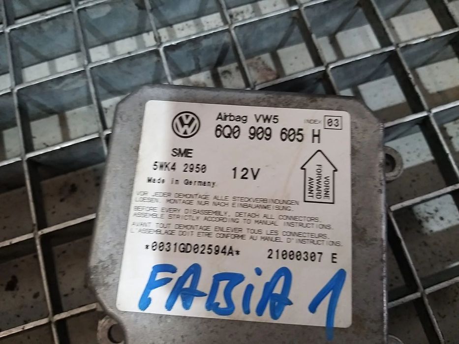 Kit plansa bord skoda fabia 1 6y 6q0909605h 122421200 6q0880204a