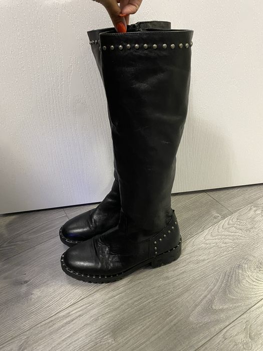 Дамски ботуши естествена кожа