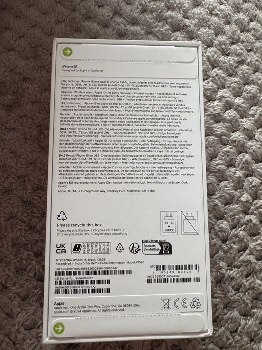 Vand iphone 15,nou(sigilat)