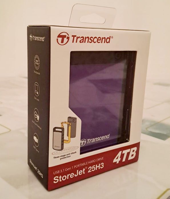Внешний жесткий диск Тranscend 4TB