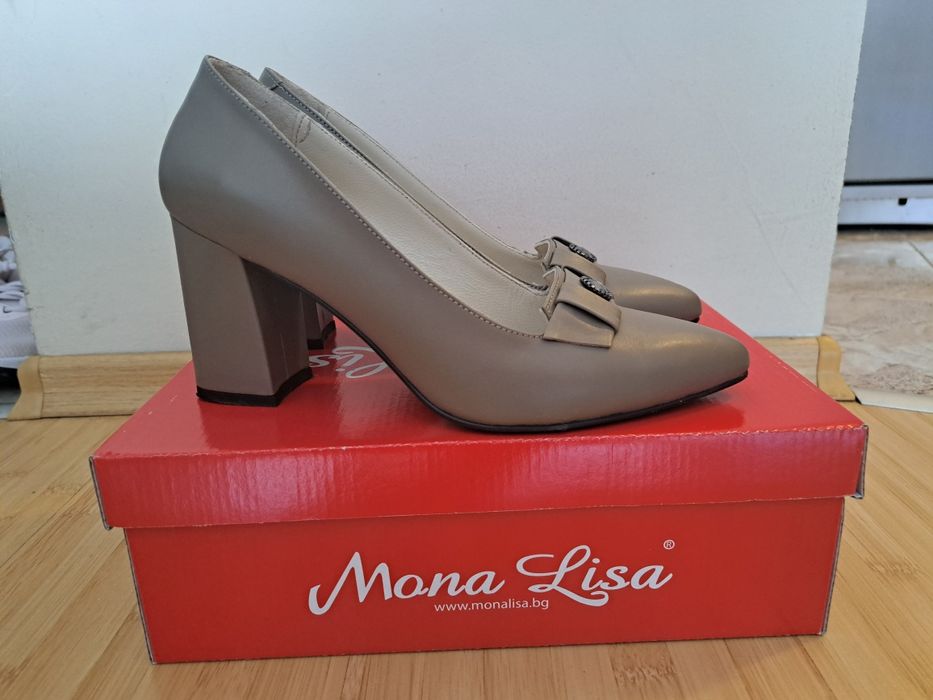 Дамски обувки от естествена кожа 39 размер