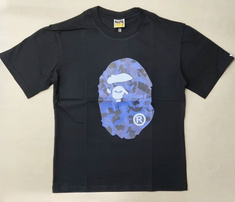 Bape Blue & Black Tee (тениска) М