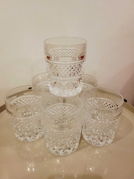 Set pahare whisky cristal