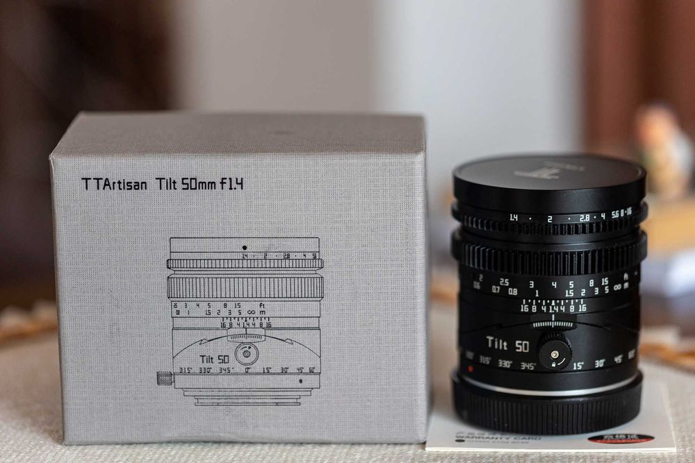 Obiectiv Manual TTArtisan 50mm F1.4 TILT- Full Frame, Canon RF