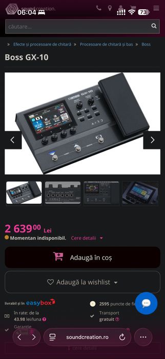 Pedala procesor multiefect chitara electrica bass Boss GX-10 + Boss BT-Dual + Geantă Boss CB-BM-S — Pachet Complet, Garanție