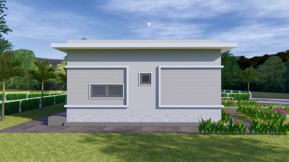 НА ИЗПЛАЩАНЕ - Луксозна сглобяема къща с 3 спални, 96 кв. м