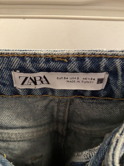 Blugi damă ZARA, model MOM, mărimea 34