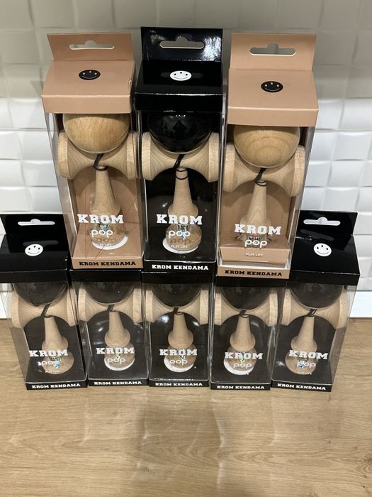Kendama krom pop sticky Negru /Natur/ Galben noi originale