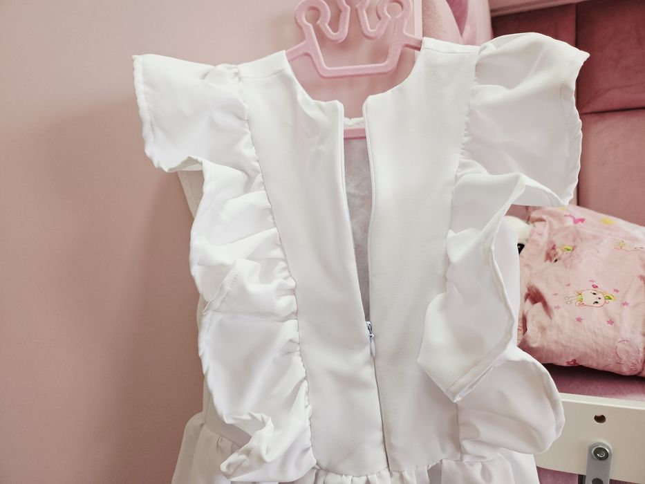 Официална рокля с българска шевица 128см