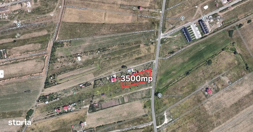 Teren intravilan 3500mp pe Calea Cisnadiei
